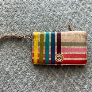 Tory Burch Rainbow Wristlet/Wallet